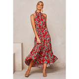 Polka Dot Halter Dress