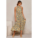 Polka Dot Halter Dress