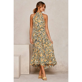 Polka Dot Halter Dress