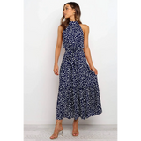 Polka Dot Halter Dress