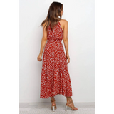 Polka Dot Halter Dress