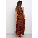 Polka Dot Halter Dress