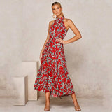 Polka Dot Halter Dress
