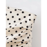 Mini Polka Dot Ruffle Skirt
