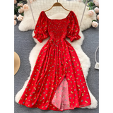 Puff Sleeve Party Dress