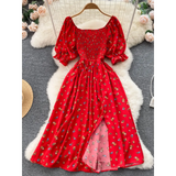 Puff Sleeve Party Dress