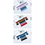Rainbow Striped Crop Top