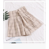 Ribbon Tie High Waist Shorts