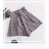 Ribbon Tie High Waist Shorts