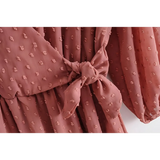 Korean Ruffle Mini Dress