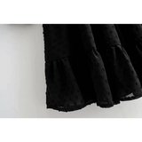 Korean Ruffle Mini Dress