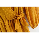 Korean Ruffle Mini Dress