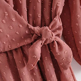 Korean Ruffle Mini Dress