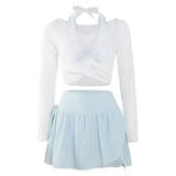 Ruffle Mini Skirt Bikini Set – Korean Sweet 3-Piece Swimsuit