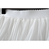 Boho Ruffle Mini Skirt With Elastic Waist