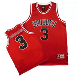 Shohoku Basketball Team Jersey - Sakuragi Hanamichi, Rukawa
