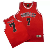Shohoku Basketball Team Jersey - Sakuragi Hanamichi, Rukawa