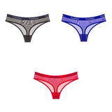 Set Of 3 See-Through Sports Thongs