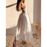Sexy Backless Lace Dress