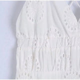 Sexy Backless Lace Dress