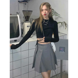 Sexy Crop Long Sleeve T-Shirt