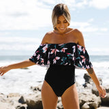Sexy Off The Shoulder Swimsuit