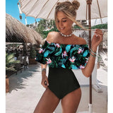 Sexy Off The Shoulder Swimsuit