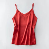 Sleeveless V-Neck Tops