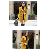 Korean Slim Wool Coats
