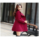 Korean Slim Wool Coats