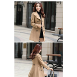 Korean Slim Wool Coats