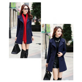 Korean Slim Wool Coats