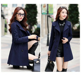 Korean Slim Wool Coats