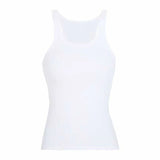 Solid Ribbed Tank Top