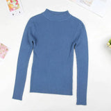 Solid Turtleneck Sweater