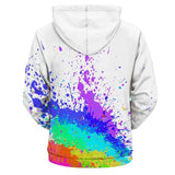 3D Spray Paint Printed Hoodie