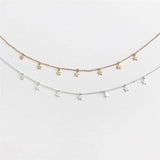 Star Pendant Choker Necklace