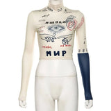Casual Stretch Slim Crop Tops
