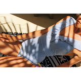 Striped Ruffled Swimsuit