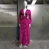 Stylish Wrap Dress With Tie Waist