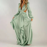 Stylish Wrap Dress With Tie Waist