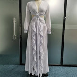 Stylish Wrap Dress With Tie Waist