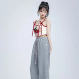 Japanese Sweet Cherry Crop Top