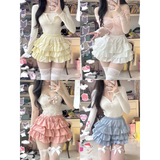 Ruffle Mini Skirt – Kawaii Sweet Lolita Y2K Aesthetic