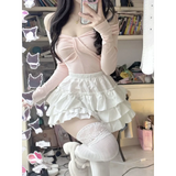 Ruffle Mini Skirt – Kawaii Sweet Lolita Y2K Aesthetic