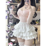 Ruffle Mini Skirt – Kawaii Sweet Lolita Y2K Aesthetic