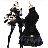 NieR: Automata 9S & 2B Cosplay Costume with Wig and Accessories