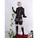NieR: Automata 9S & 2B Cosplay Costume with Wig and Accessories