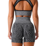 Wild Thing Zebra Fitness Shorts