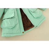 Women's Winter Cotton Jacket - Hooded Slim Fit Warm Parka